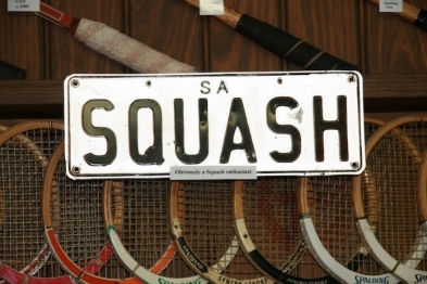 squash license plate